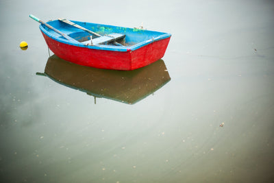 Blue Red Boat